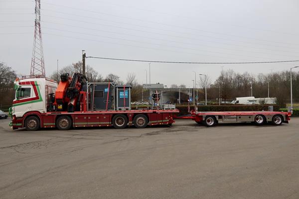 A custom-made trailer for Transport Van Caudenberg-Debrouwer