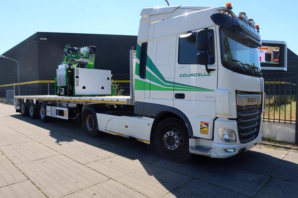 Nieuw materieel op de weg voor Transports Courcelle